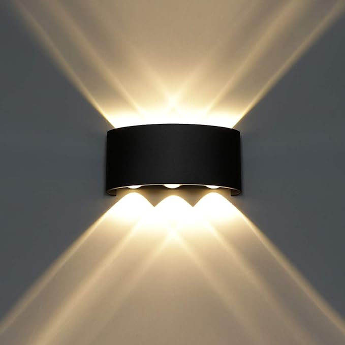 UHD 3 Beam Up and 3 Beam Down Wall Light – Elegant Dual-Direction Lighting for Modern Spaces