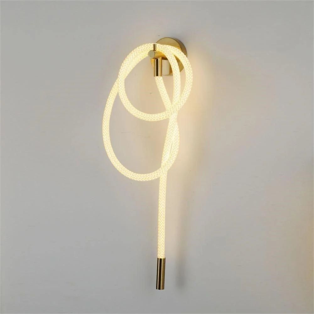 UHD Led Nordic Gold Long Acrylic Tube Wall Light - Warm White