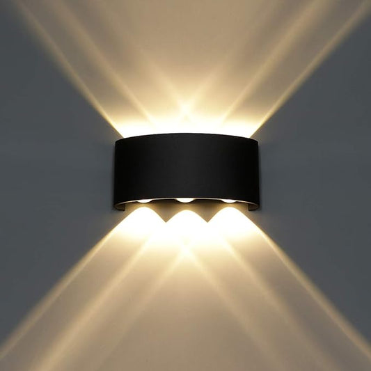 UHD 3 Beam Up and 3 Beam Down Wall Light – Elegant Dual-Direction Lighting for Modern Spaces