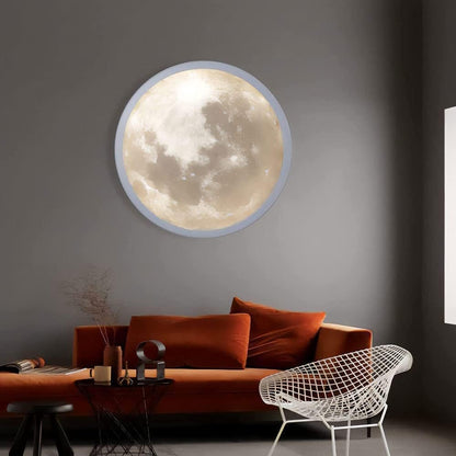 UHD Modern Home Decoration Led Planet Moon Wall Night Light Bedside Ceiling Light Wall Lamp For Bedroom Living Room