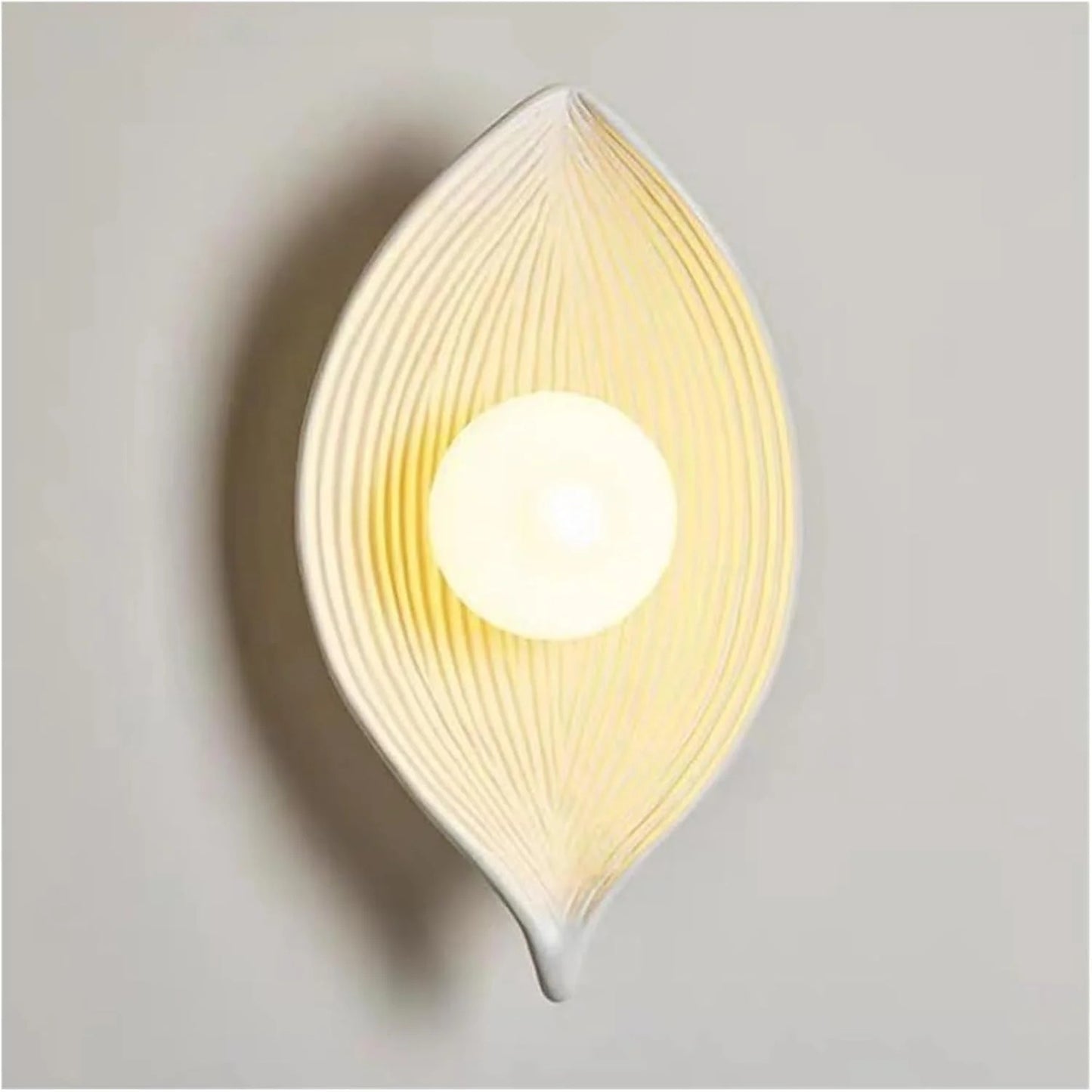 UHD White Wabi-Sabi Modern Wall Light | Warm White Glow for Living & Dining Room Décor