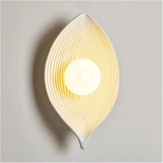 UHD White Wabi-Sabi Modern Wall Light | Warm White Glow for Living & Dining Room Décor