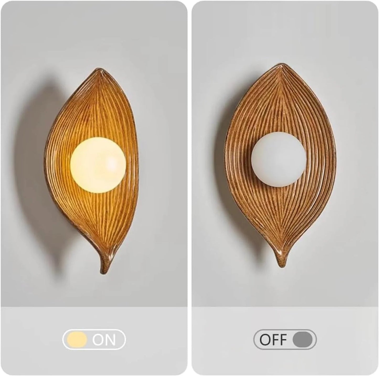 UHD-Dark Wabi Sabi Modern Wall Light for Living Room Dining Room Light - Warm White