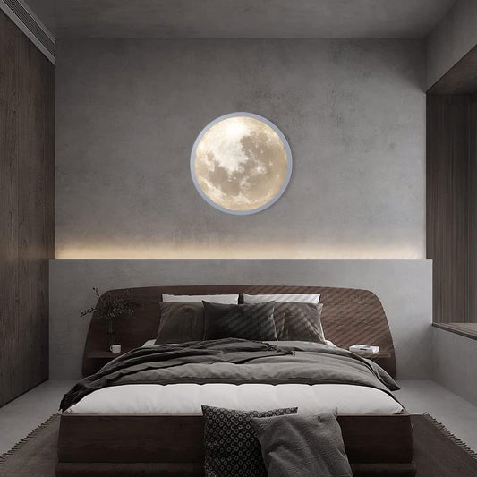 UHD Modern Home Decoration Led Planet Moon Wall Night Light Bedside Ceiling Light Wall Lamp For Bedroom Living Room
