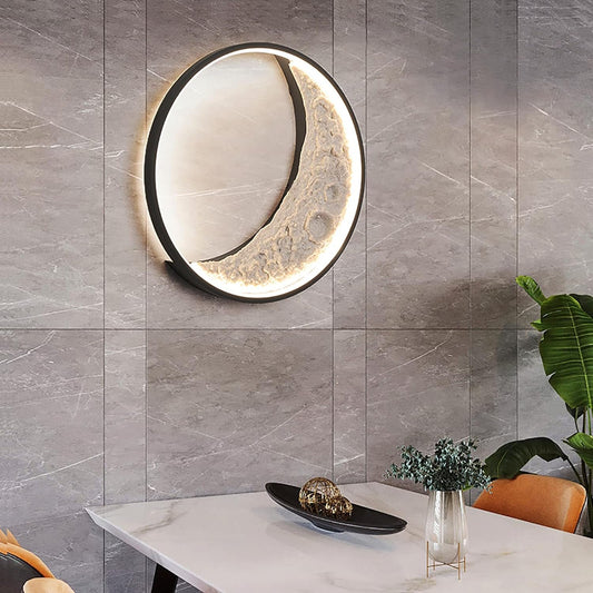 UHD Modern Simple Moon Bedroom Bedside Wall Lamp