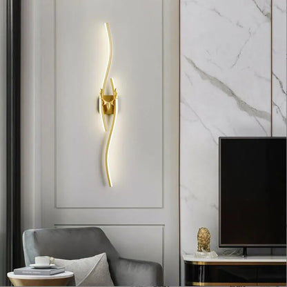 Elegant Curvy Design Wall Light - Sparc Lights