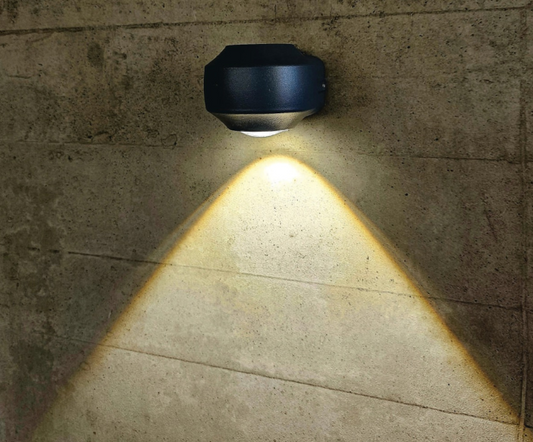 UHD 5W Rectangle Shape IP65 Waterproof Outdoor Wall Lights, Up and Down LED Porch Light (Warm White)