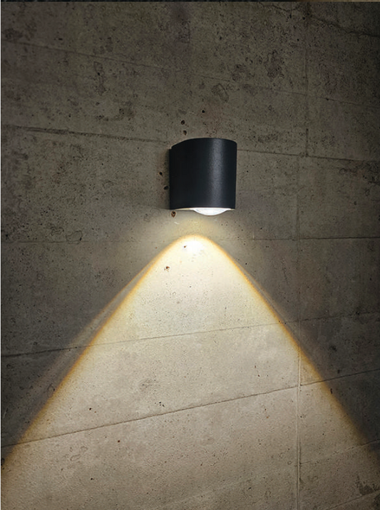 UHD 5W U Shape IP65 Waterproof Outdoor Wall Lights, Up and Down LED Porch Light (Warm White)