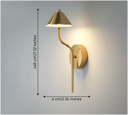 UHD 15 Watt Unison Modern Indoor LED Wall Lamp for Living Room, Bedside, Bedroom, Decorative Wall Mount Light & Home Decor 3 Light Mode (Warm, Natural & Cold White)