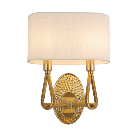UHD Modern GleamRise Brass Wall Light