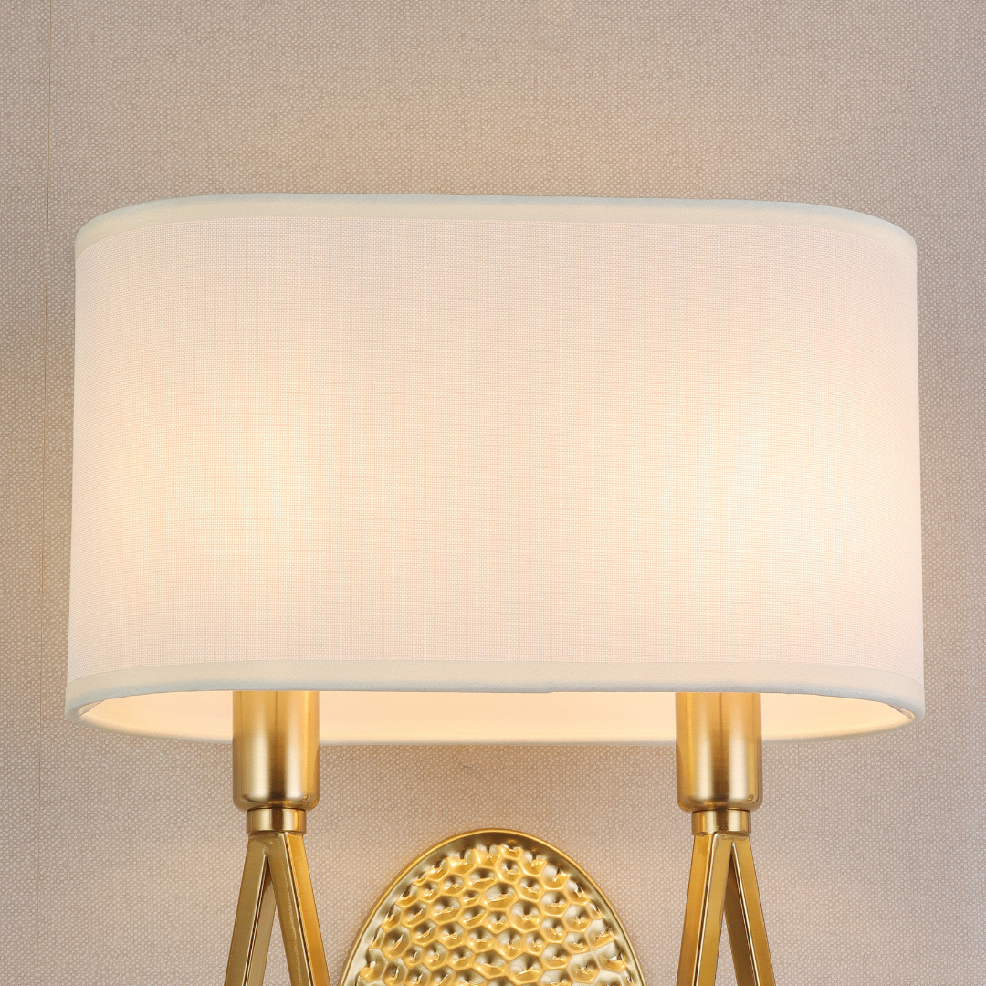 UHD Modern GleamRise Brass Wall Light